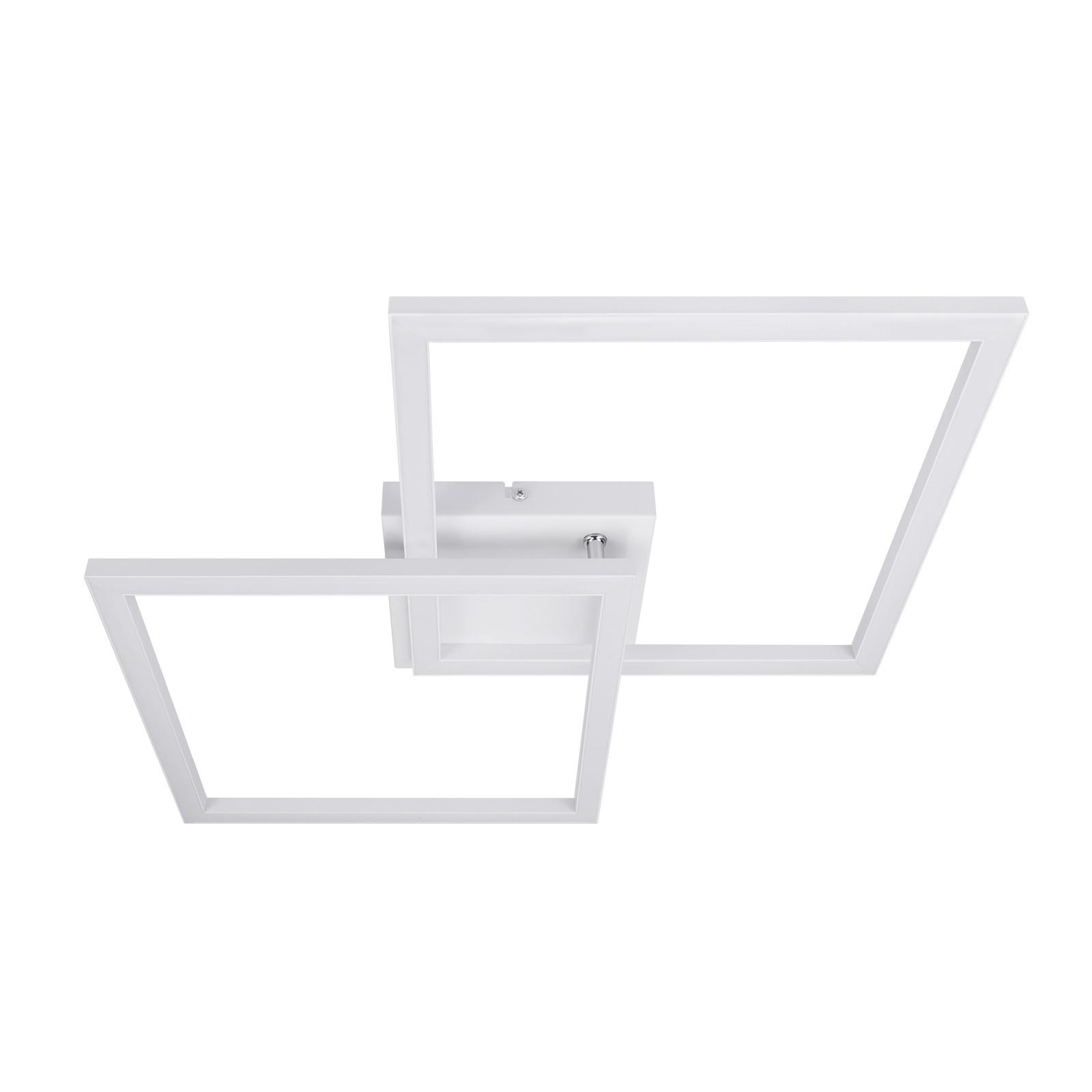 LED-DECKENLEUCHTE Eichwacht 46.1/5.8/46.1 cm - Weiß, Metall (46.1/46.1/5.8cm) - ZMH