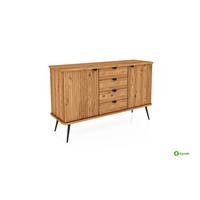 KOMMODE LINA - Wildeiche, Holz (144/87/46cm) - byoak