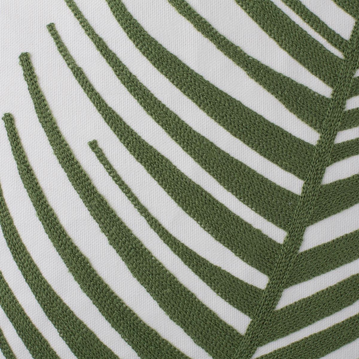 DEKOKISSEN 2er-Set Dunkelgrün 45/45 cm Azami - Dunkelgrün, Naturmaterialien/Textil (45/45cm) - Beliani