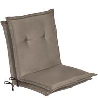 NIEDERLEHNER Loft NL 100x50x6cm Taupe (2tlg) - Taupe, Textil (50/100cm) - Beautissu 