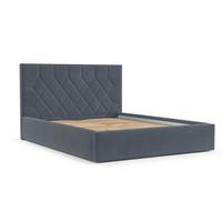 POLSTERBETT Brisa 140/200 cm Blau im Asti Stoff - Blau/Schwarz, Holz/Holzwerkstoff (140/200cm) - AltaBeds