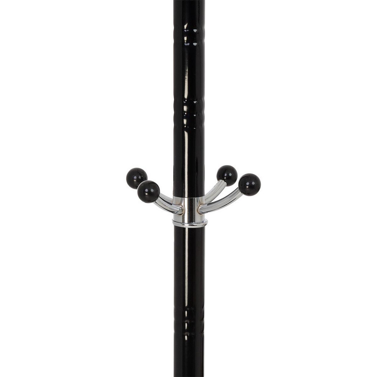 GARDEROBE aus metall - Schwarz, Metall (37/176/37cm) - Wanderlust