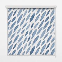 INNENROLLO - Fensterrollo - Rollo - 60x40 cm - Lackierte Maserung - Blau, Kunststoff (60/140/0.5cm) - TULUP