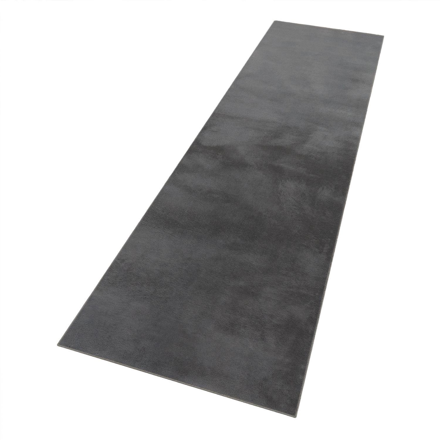 HOCHFLORTEPPICHE Anthrazit 80 x 150 cm - Anthrazit, Kunststoff (80/150cm) - TT Home