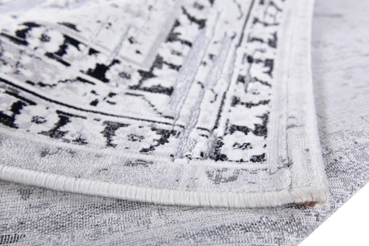 FLACHWEBETEPPICH Orelia 160x235 cm - Silberfarben, Textil (160/235cm) - Gino Falcone