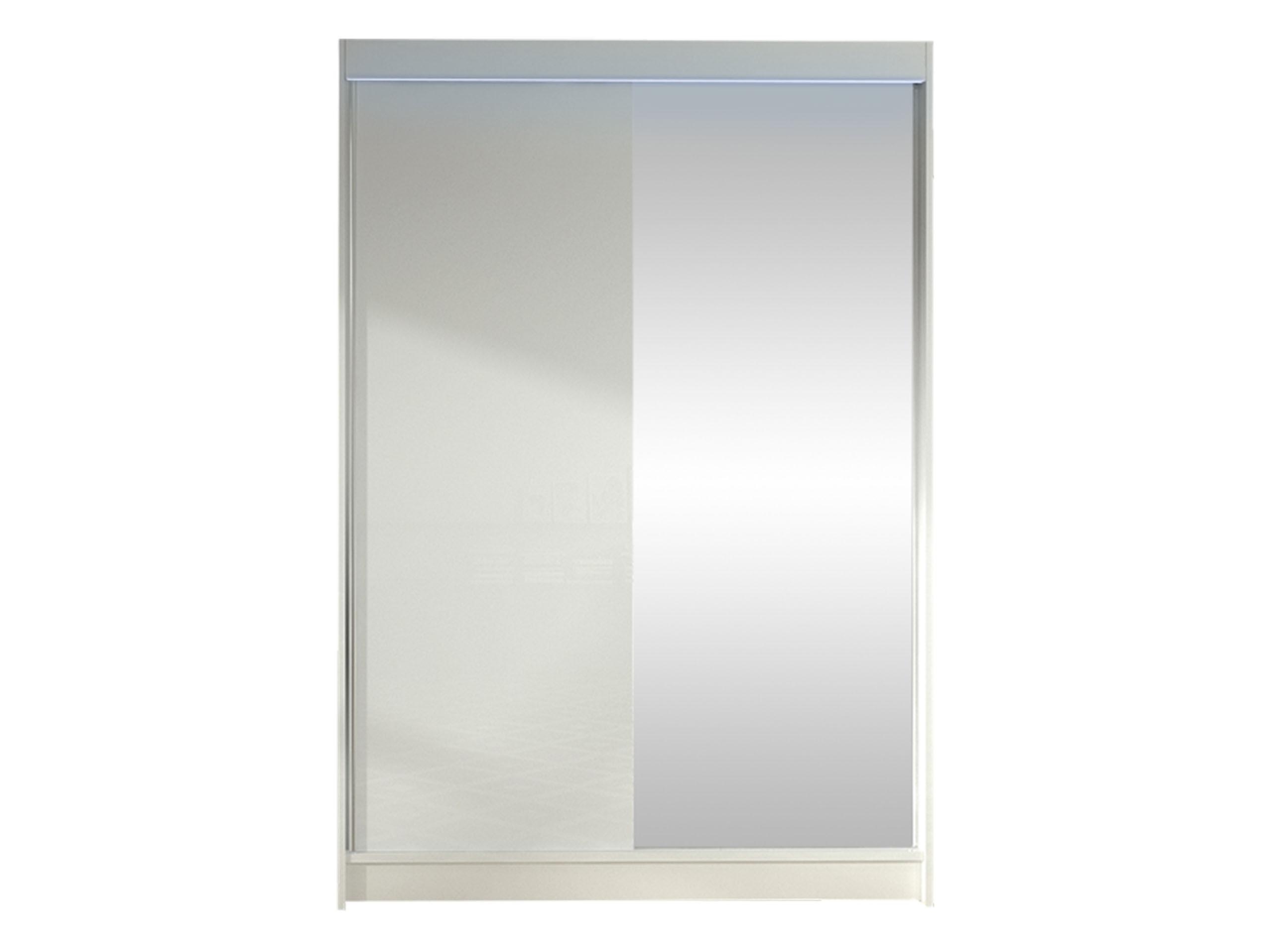 SCHWEBETÜRENSCHRANK Lino I mit RGB LED Beleuchtung - Weiß, Holzwerkstoff/Metall (120/200/58cm) - MIRJAN24