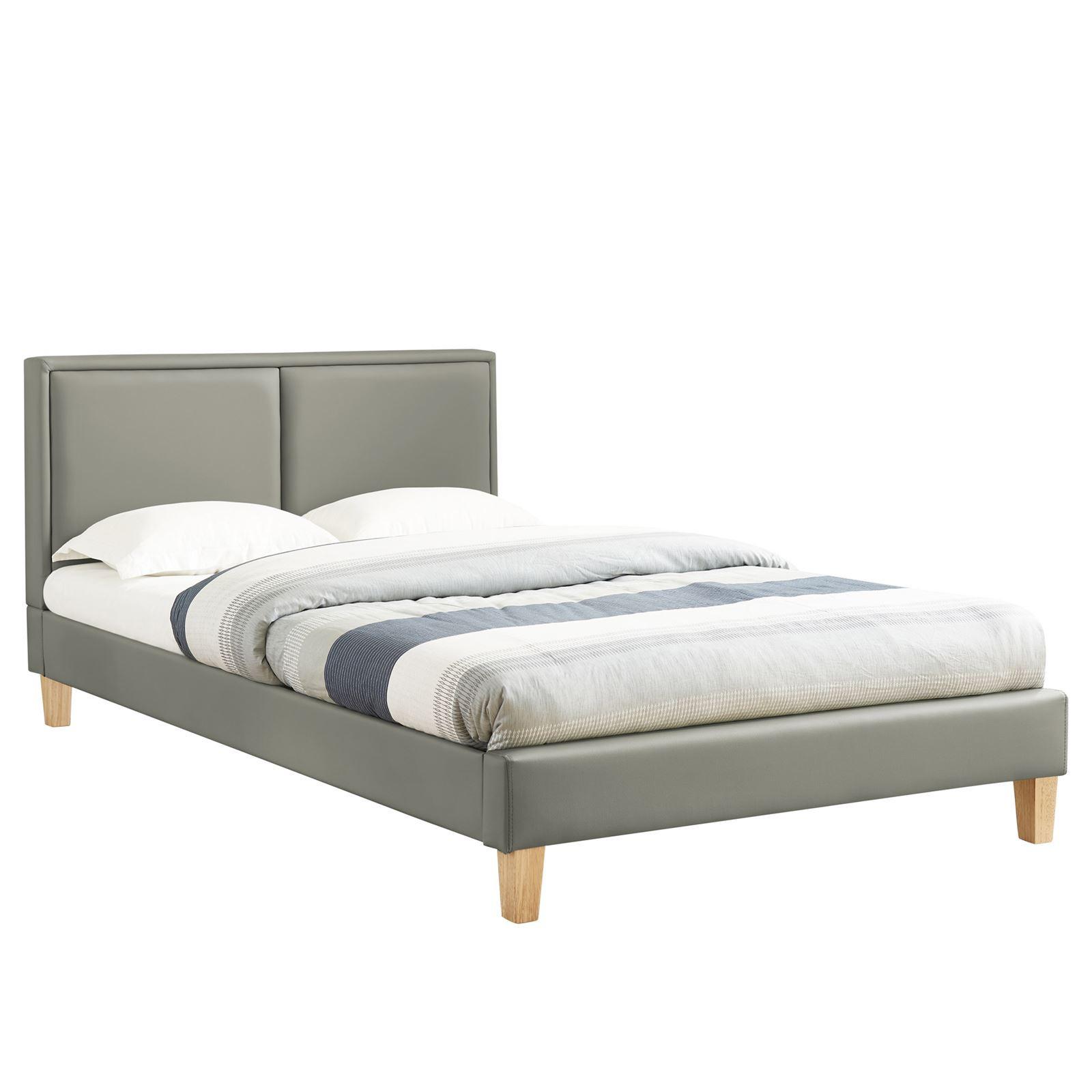 POLSTERBETT CELINE 120x200 cm grau - Grau, Textil (120/200cm) - CARO-Möbel