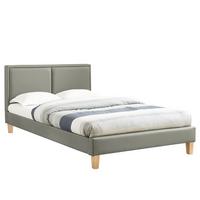 POLSTERBETT CELINE 120x200 cm grau - Grau, Textil (120/200cm) - CARO-Möbel