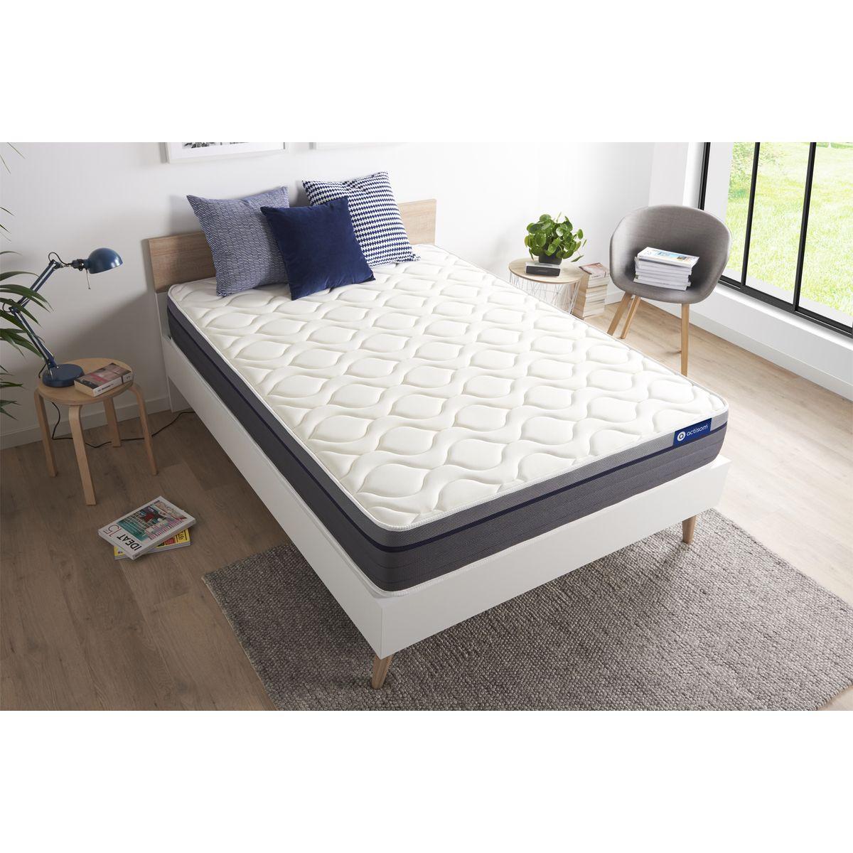 MATRATZE Actilatex zen Latex und Memory-Schaum 80 x 200 cm h1 - Weiß, Textil (80/200cm) - ACTISOM