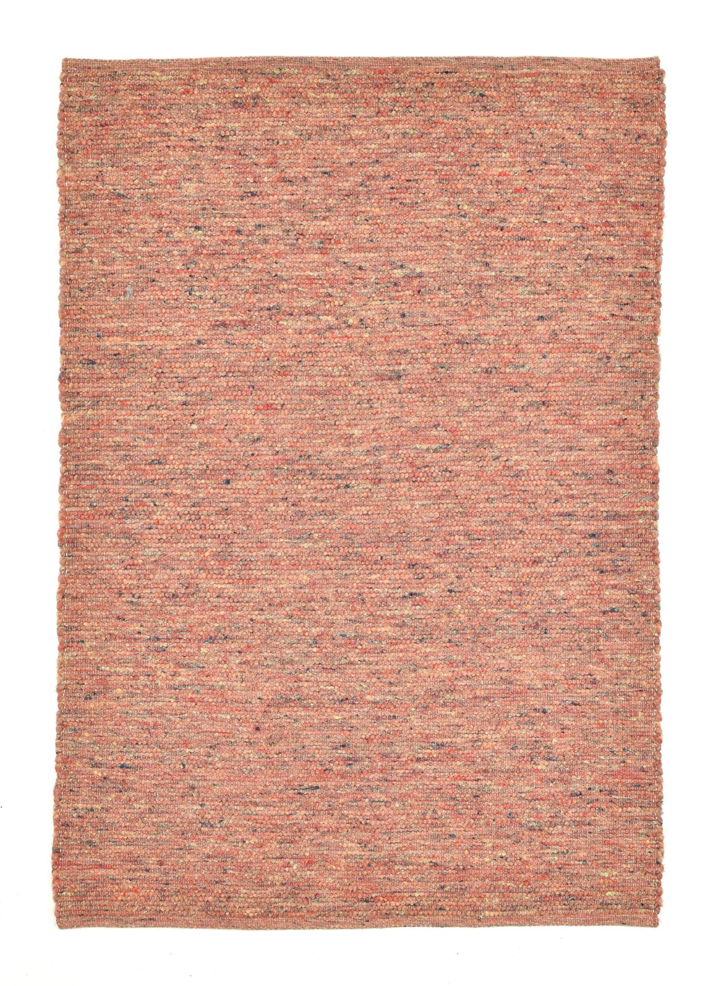 HANDWEBTEPPICH Alm-Freude 90x160 cm - Terracotta, Textil (90/160cm) - THEKO