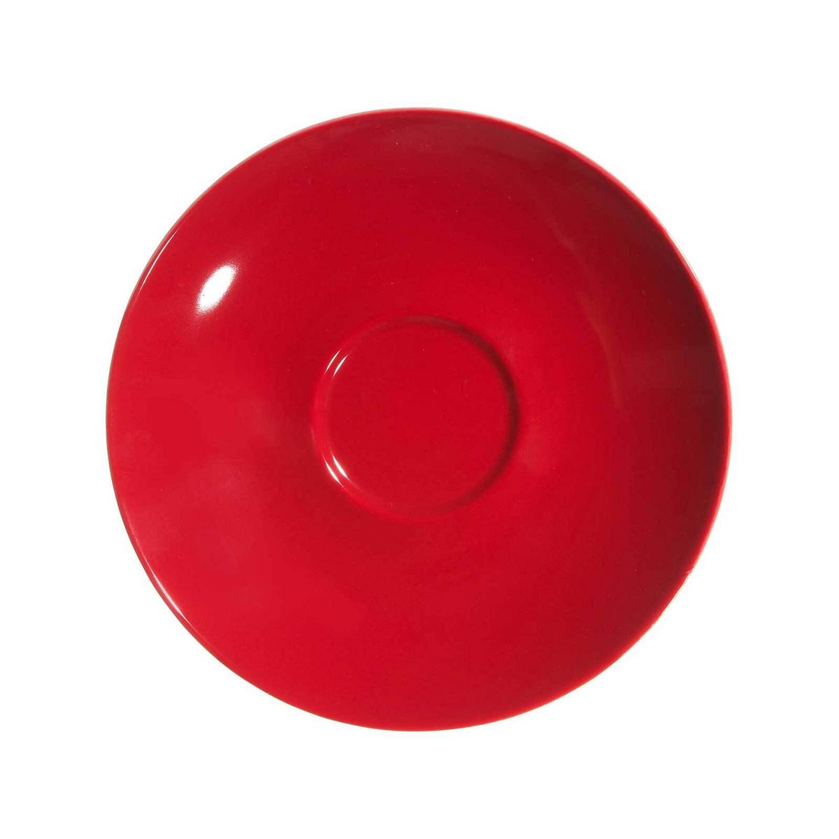 KAFFEEUNTERTASSEN Doppio Rot ø 16 cm 6er Set - Rot, Keramik (16cm) - Ritzenhoff Breker