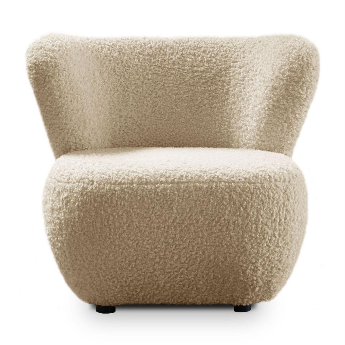 SESSEL ARLO LOUNGE Rolf 02 - Beige, Textil (85/74/58cm) - Lookway