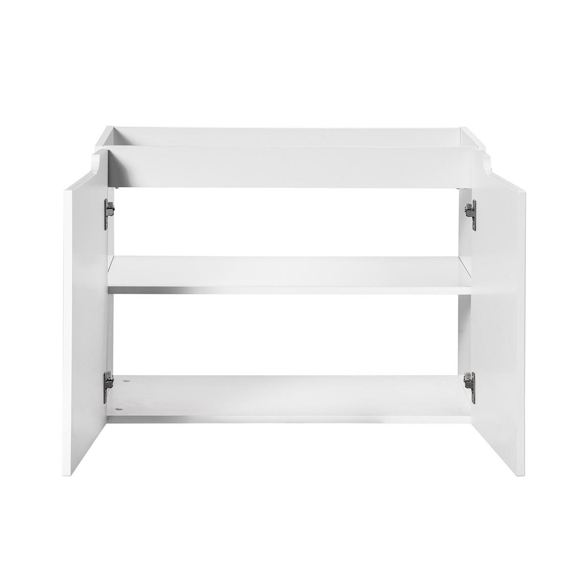 WASCHTISCHUNTERSCHRANK 80cm Riva Weiß - Weiß, Holzwerkstoff (80/57/39cm) - Petits-meubles