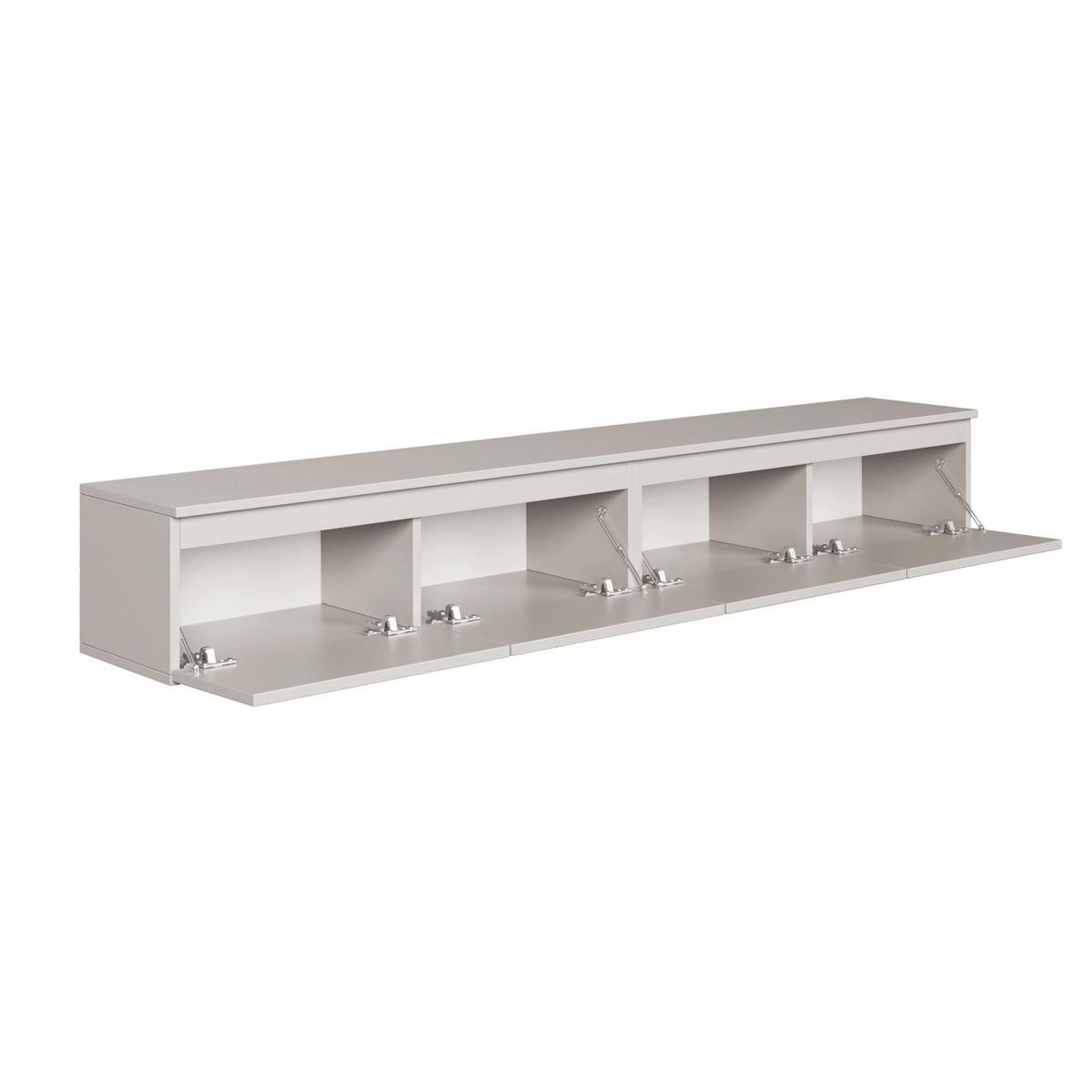 TV-LOWBOARD Bemmi Greige 200 cm - Kaschmir, Holzwerkstoff (200/28.4/31.8cm) - Selsey