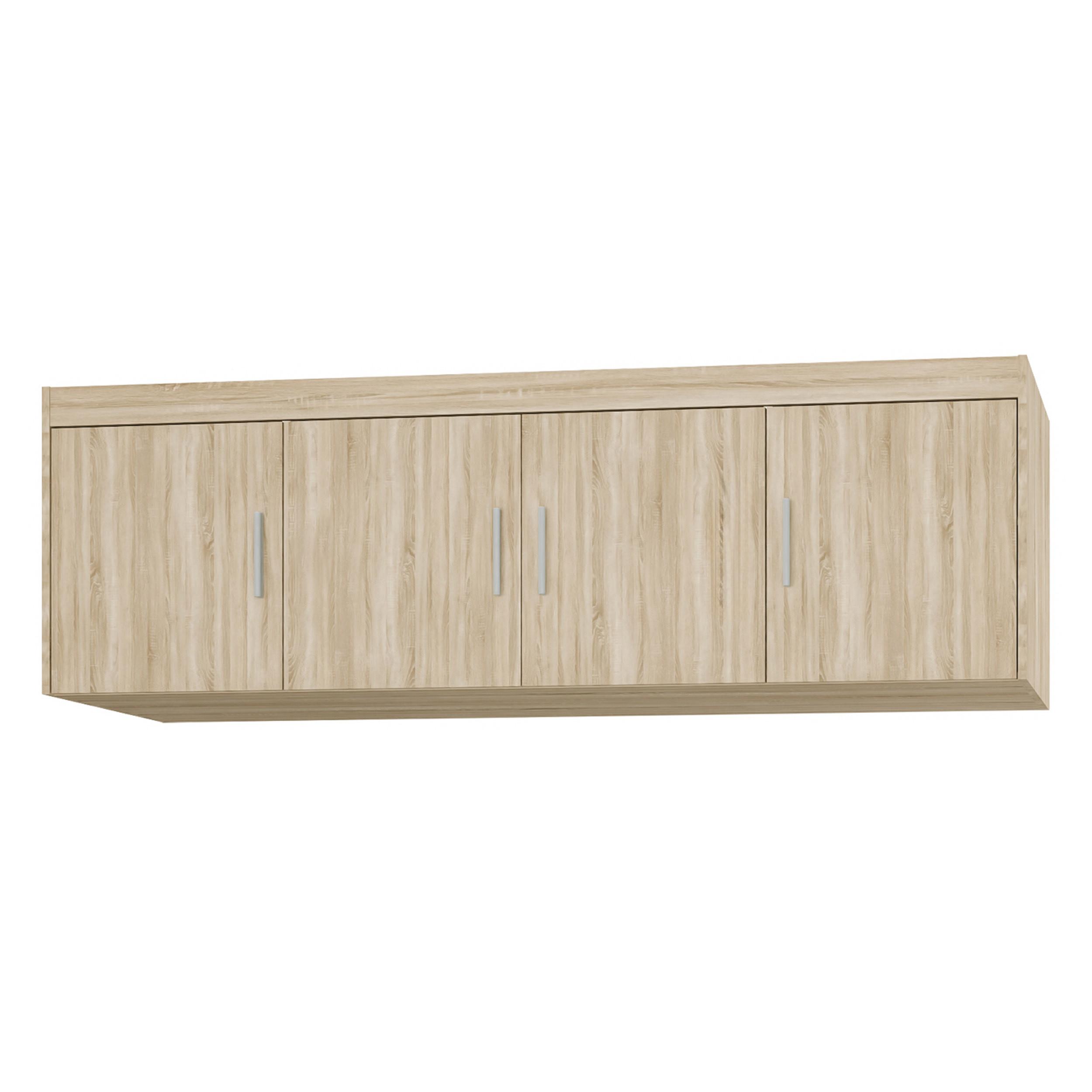 AUFSATZSCHRANK Storicos Sonoma Eiche 176,3/55,5/53 cm - 4T Modern - Sonoma Eiche, Holzwerkstoff/Kunststoff (176.3/55/53cm) - AX Living