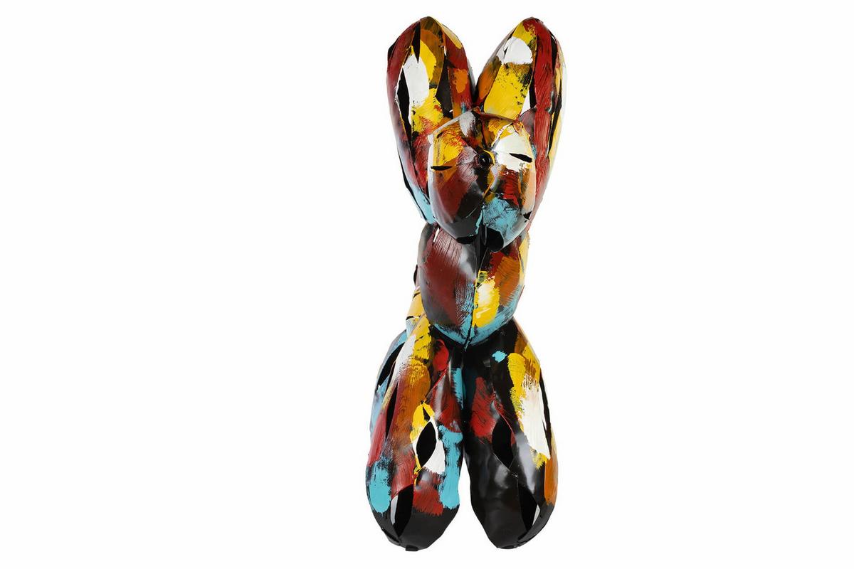 METALLSKULPTUR Bunt 58/58 cm - Multicolor, Metall (4/58/22cm) - KUNSTLOFT