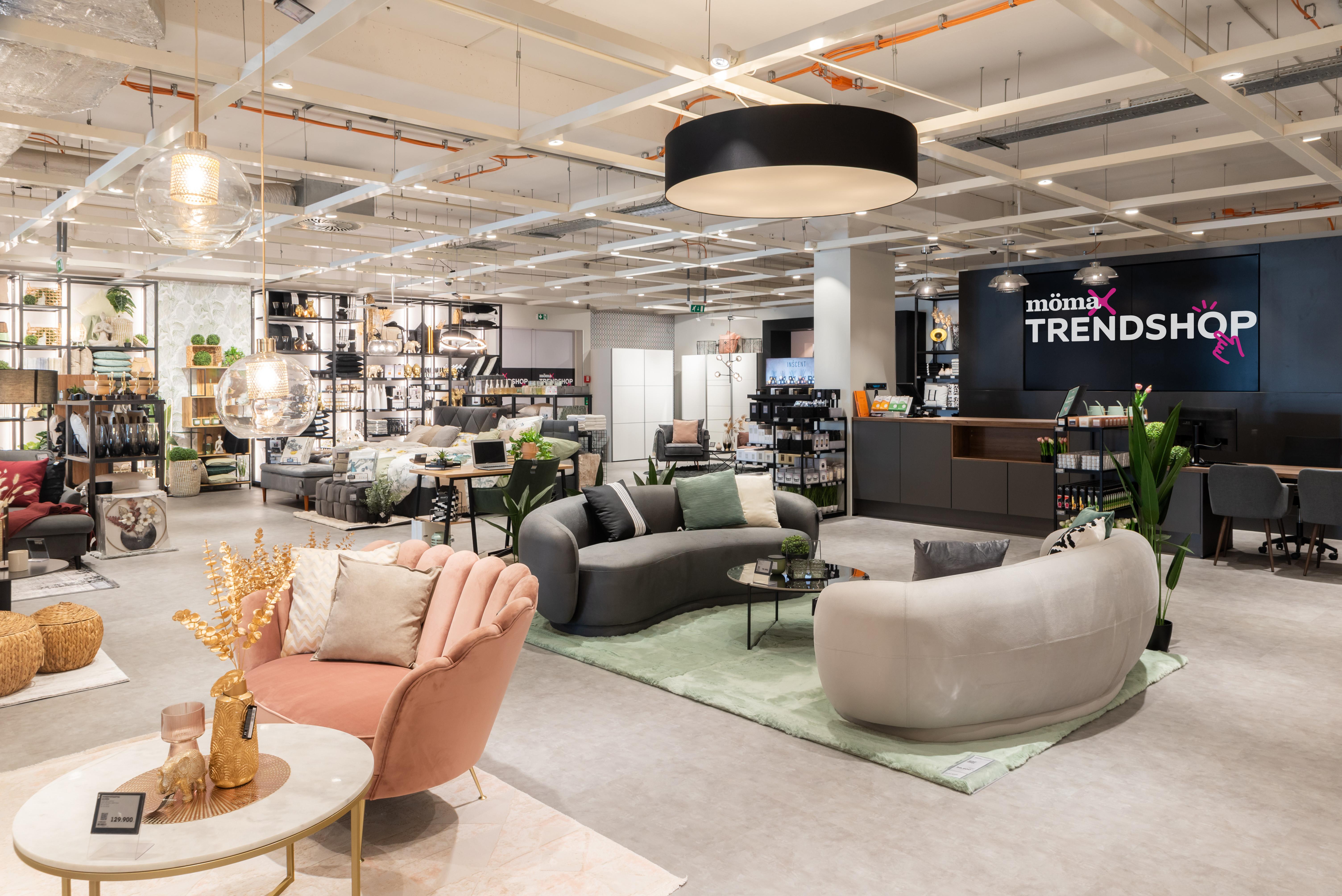 mömax Trendshop látványkép