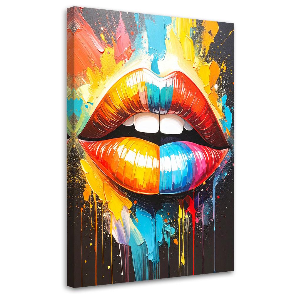 LEINWANDBILD Popkultur 20x30cm - Multicolor, Textil (20/30cm) - Feeby