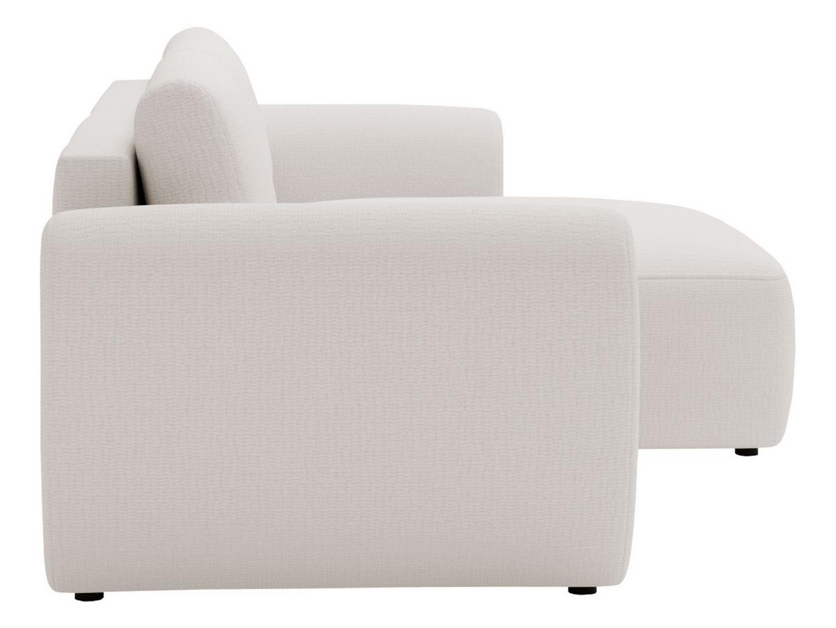 ECKSOFA Suzi - Creme/Schwarz, Holzwerkstoff/Kunststoff (147/261cm) - MIRJAN24
