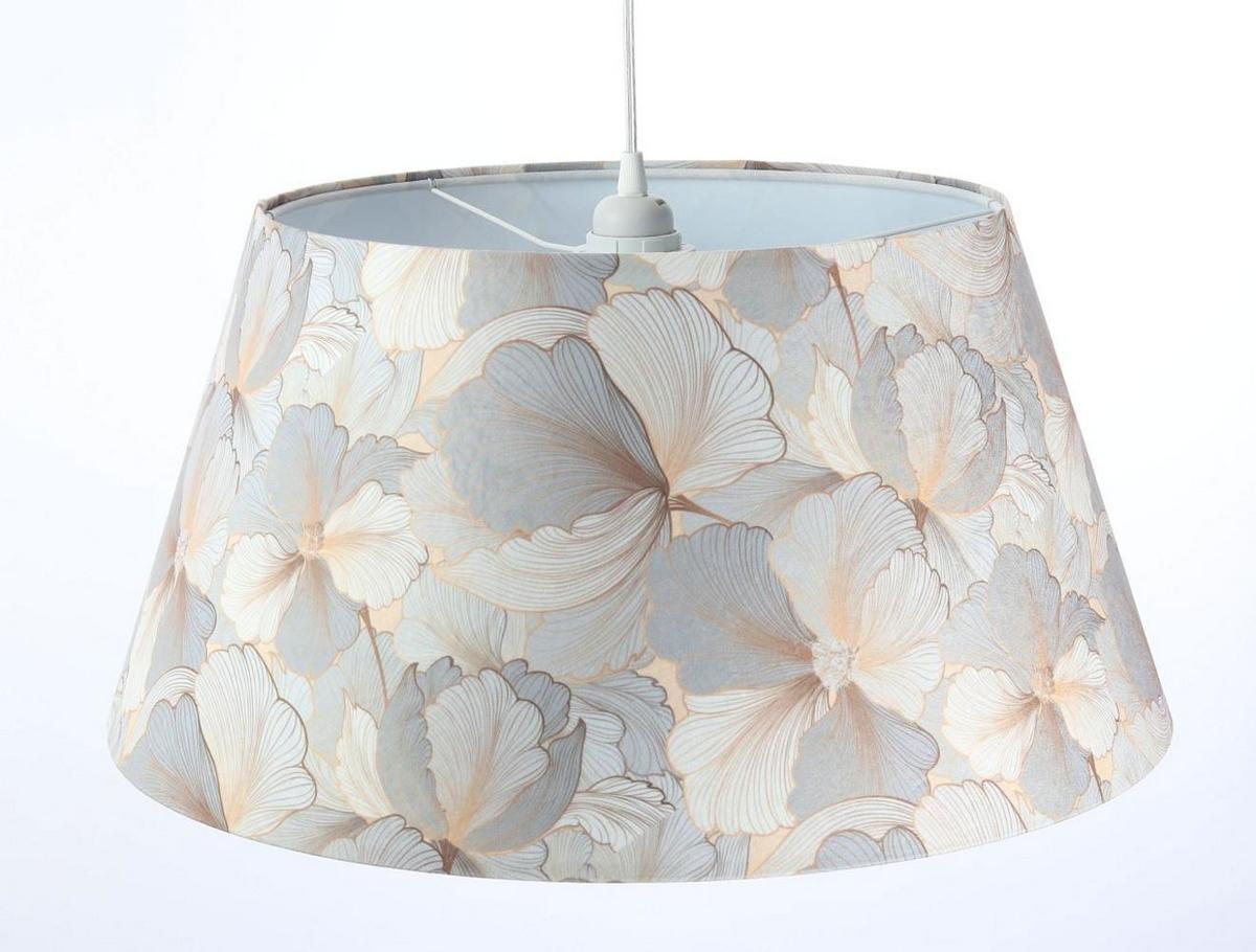 HÄNGELEUCHTE Grau 50/27 cm - Beige, Kunststoff (50/1/27cm) - ONZENO