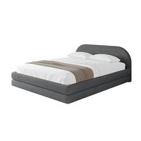 POLSTERBETT mit Bettkasten und Lattenrost, Bett mit Matratze H3/H4 - LERIS-v1 180x200 Dunkelgrau - Anthrazit, Holzwerkstoff/Textil (180/200cm) - ALTDECOR