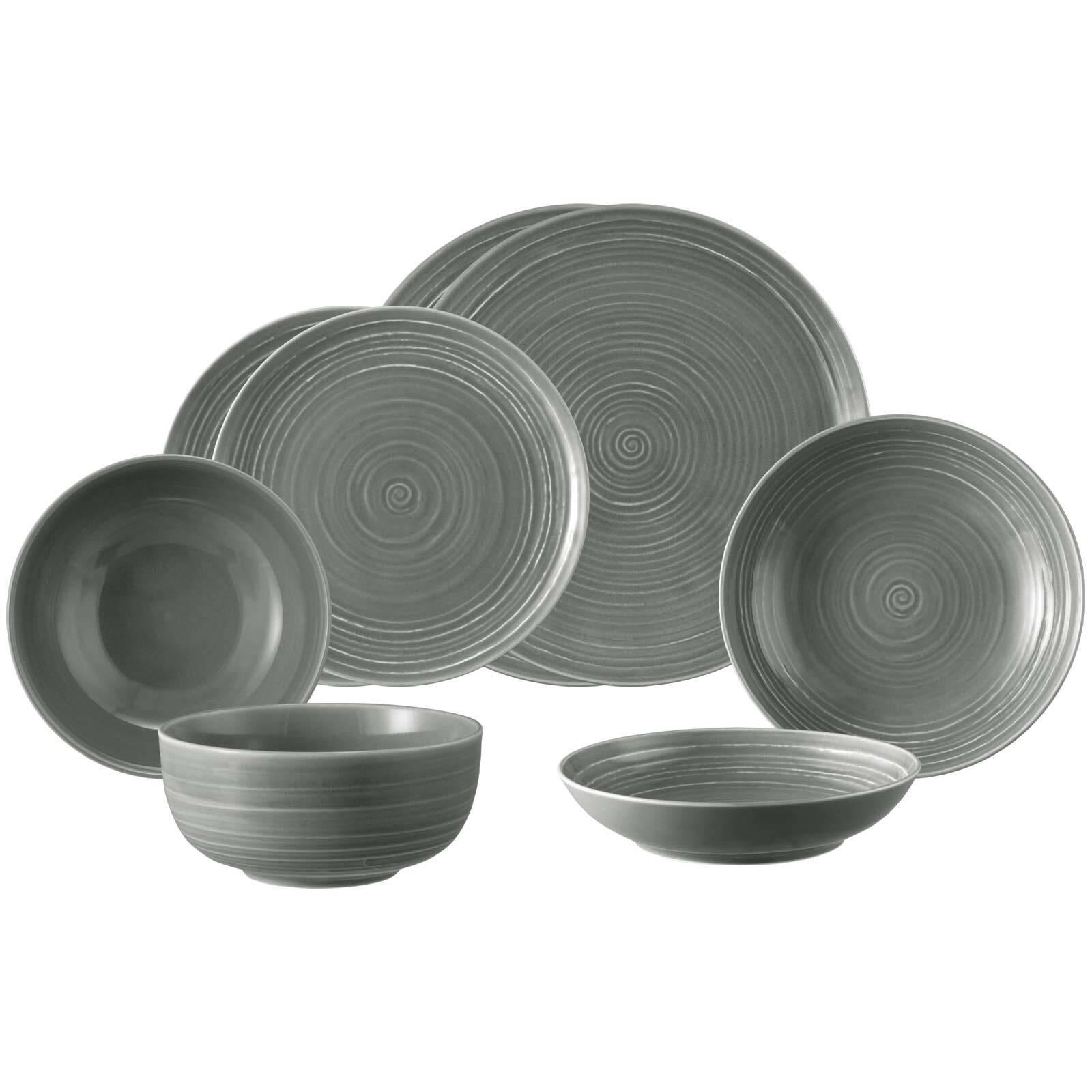 EINSTEIGER-SET Terra Perlgrau 8-tlg. - Grau, Keramik (2/2/2cm) - Seltmann Weiden