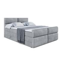 BOXSPRINGBETT BOXI3-Z KING - 140x200 - H3/H4 - Grau - Grau, Holzwerkstoff (140/200cm) - ALTDECOR