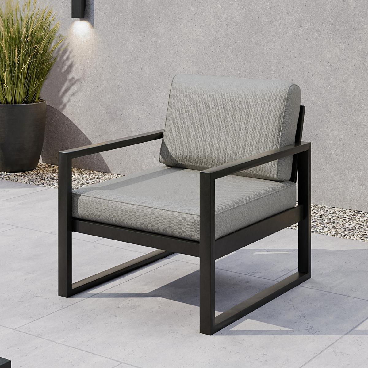 GARTENSET Stella mit Sofas und Sessel, mit Metallrahmen, Beige - Beige, Metall - Beautysofa