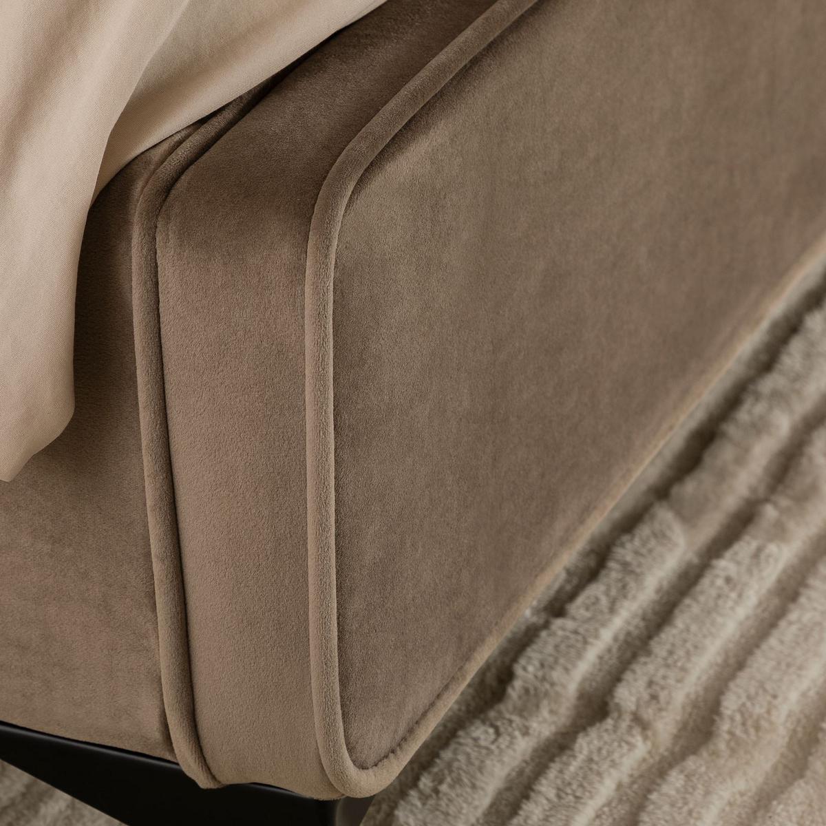 POLSTERBETT LAVORO 140X200 CM - Greige, Textil (140/200cm) - IDIMEX