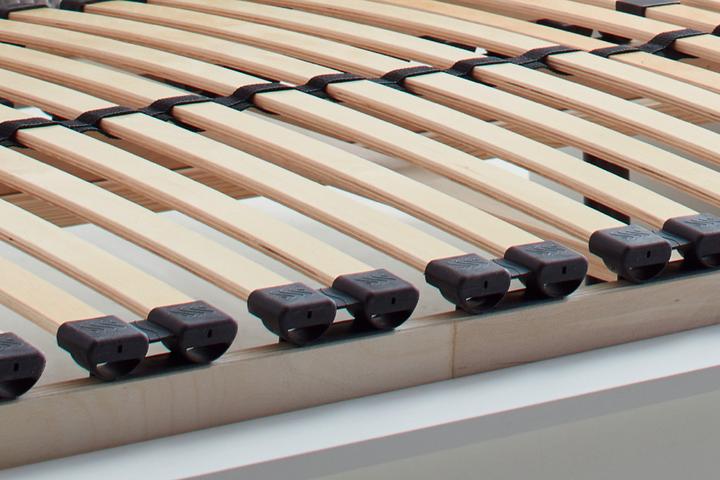 Lattenrost 120 x 200 cm Holz natur 28 Leisten