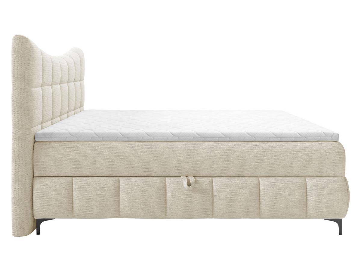 BOXBETT Nova - H3 - Schwarz/Dunkelblau, Holz/Textil (180/200cm) - MIRJAN24
