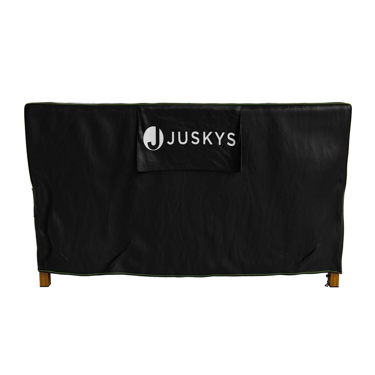 GARTENMÖBELABDECKUNG CoverSafe Pro schwarz - Schwarz, Kunststoff (162/100/242cm) - Juskys