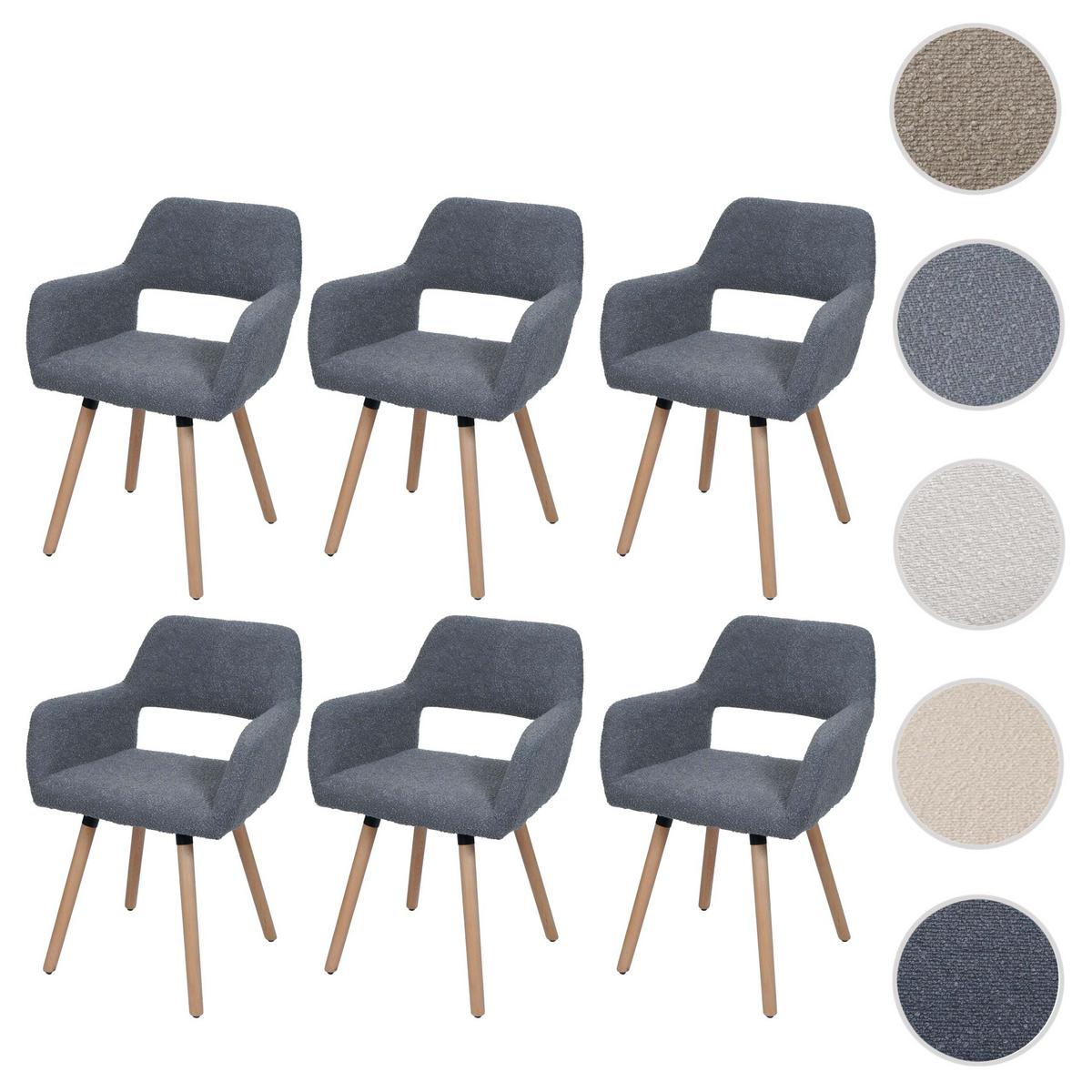 ESSZIMMERSTUHL Anthrazit - Dunkelgrau/Anthrazit, Textil (56/80/53cm) - MCW