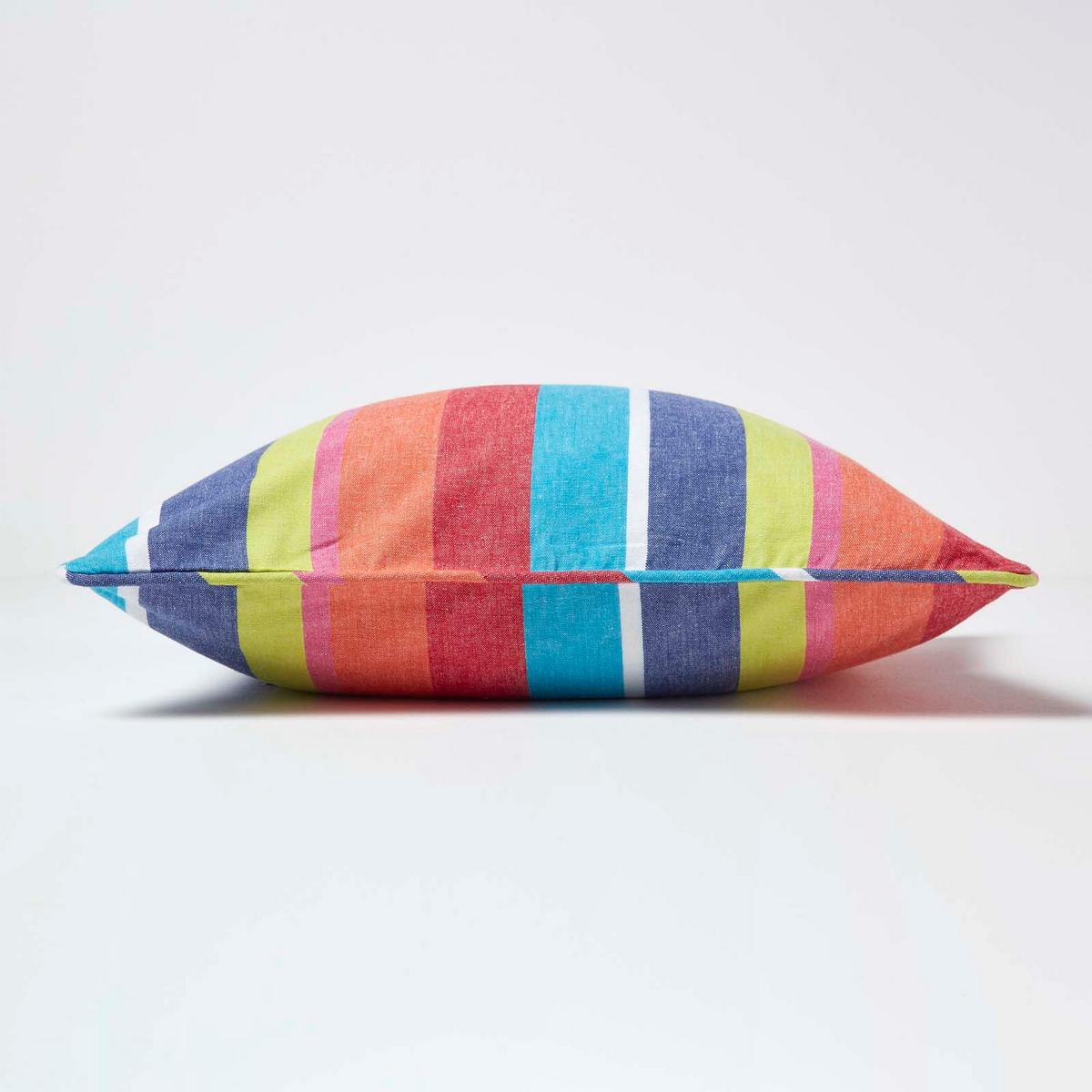 KISSENHÜLLE bunt gestreift 45/45 cm - Multicolor, Textil (45/45cm) - Homescapes