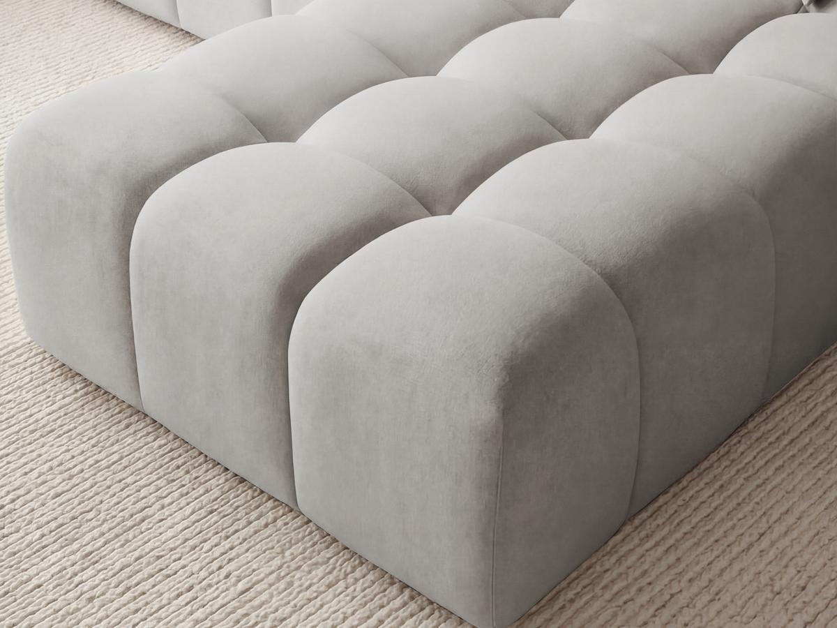 ECKSOFA Loopo Grau Rechts - Grau, Holz/Textil (265/180cm) - Graingold