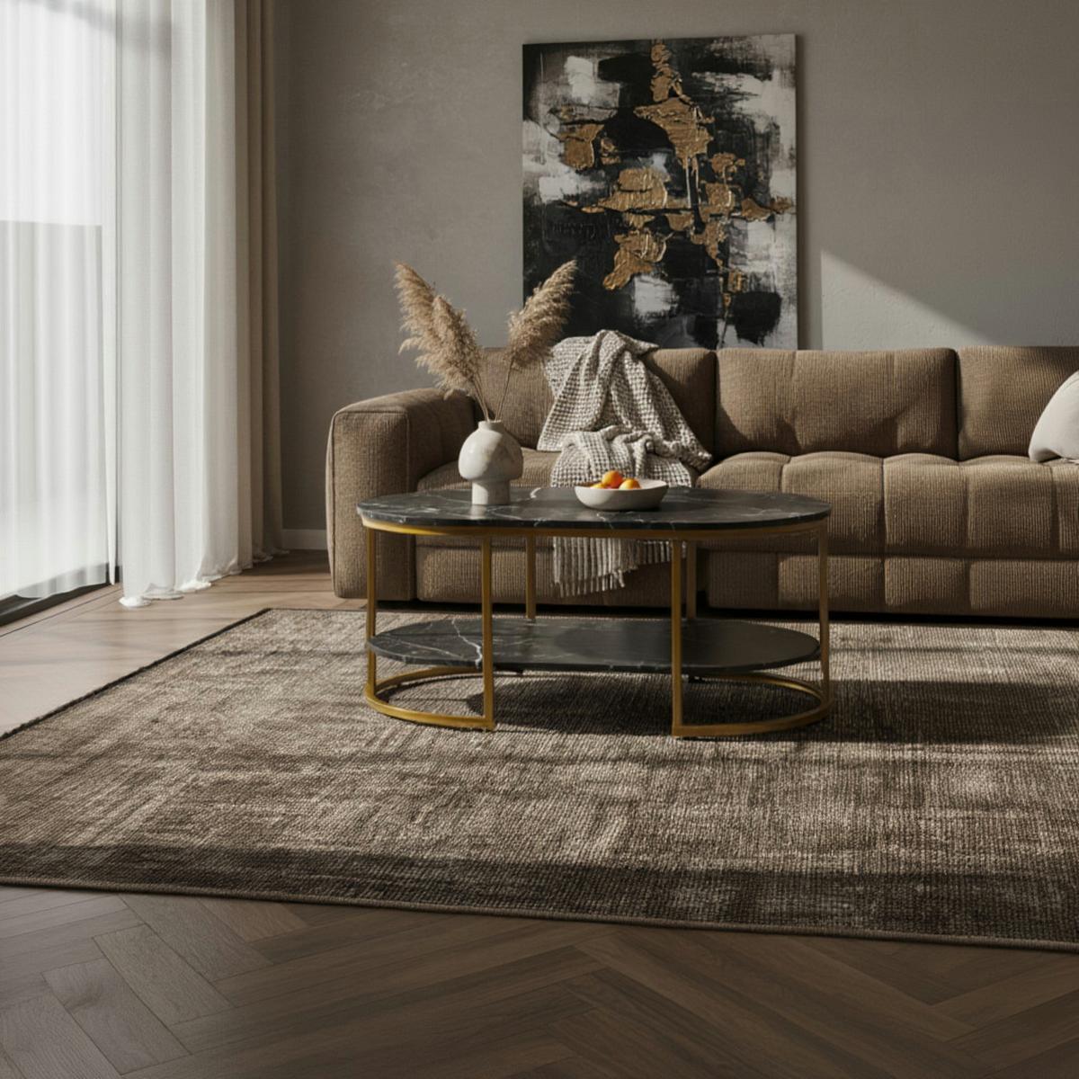 TEPPICH aus Baumwolle Waschbar KOFEL in Beige, einfarbig, 160 x 230 cm - Beige, Textil (230/160cm) - KADIMA DESIGN