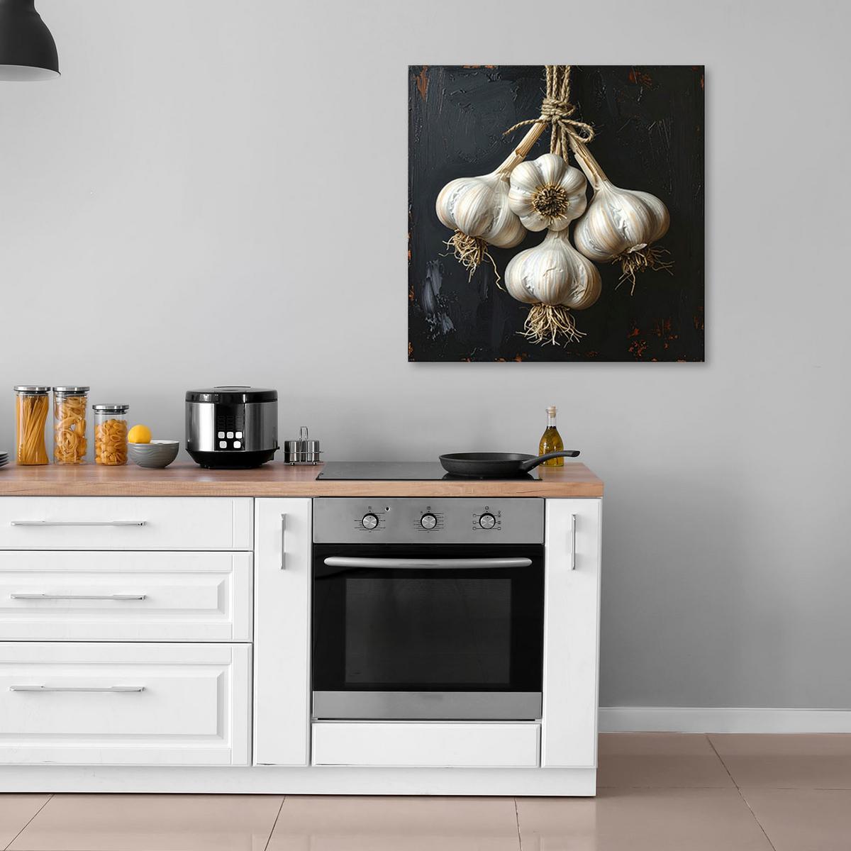 LEINWANDBILD Essen & Trinken 60x60cm - Weiß, Textil (60/60cm) - Feeby
