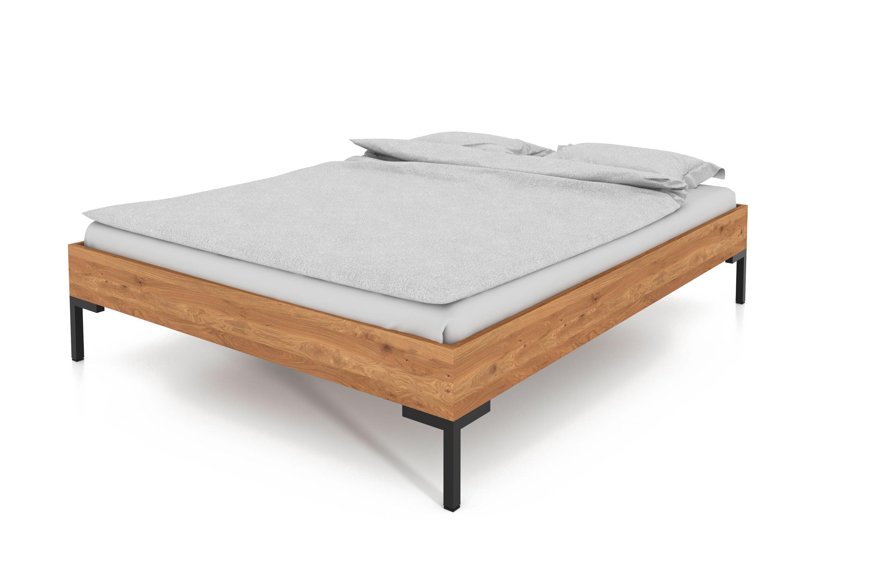 BETTGESTELL LEON 80x200 Wildeiche - Wildeiche, Holz (80/200cm) - byoak