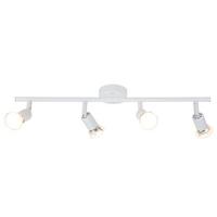 DECKENSTRAHLER Maidment 4-flammig 54/15/3.2cm - Weiß, Metall (54/15/3.2cm) - Nettlife
