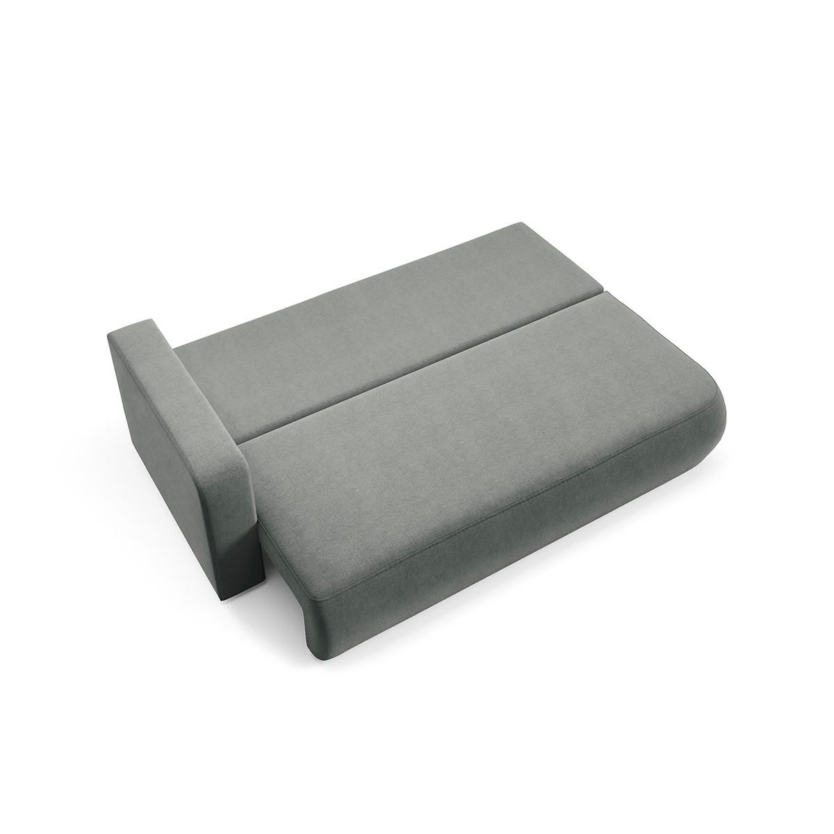 SOFA Antonio 3 Sitzplätze Grau - Grau, Holz (228/82/106cm) - Petits-meubles