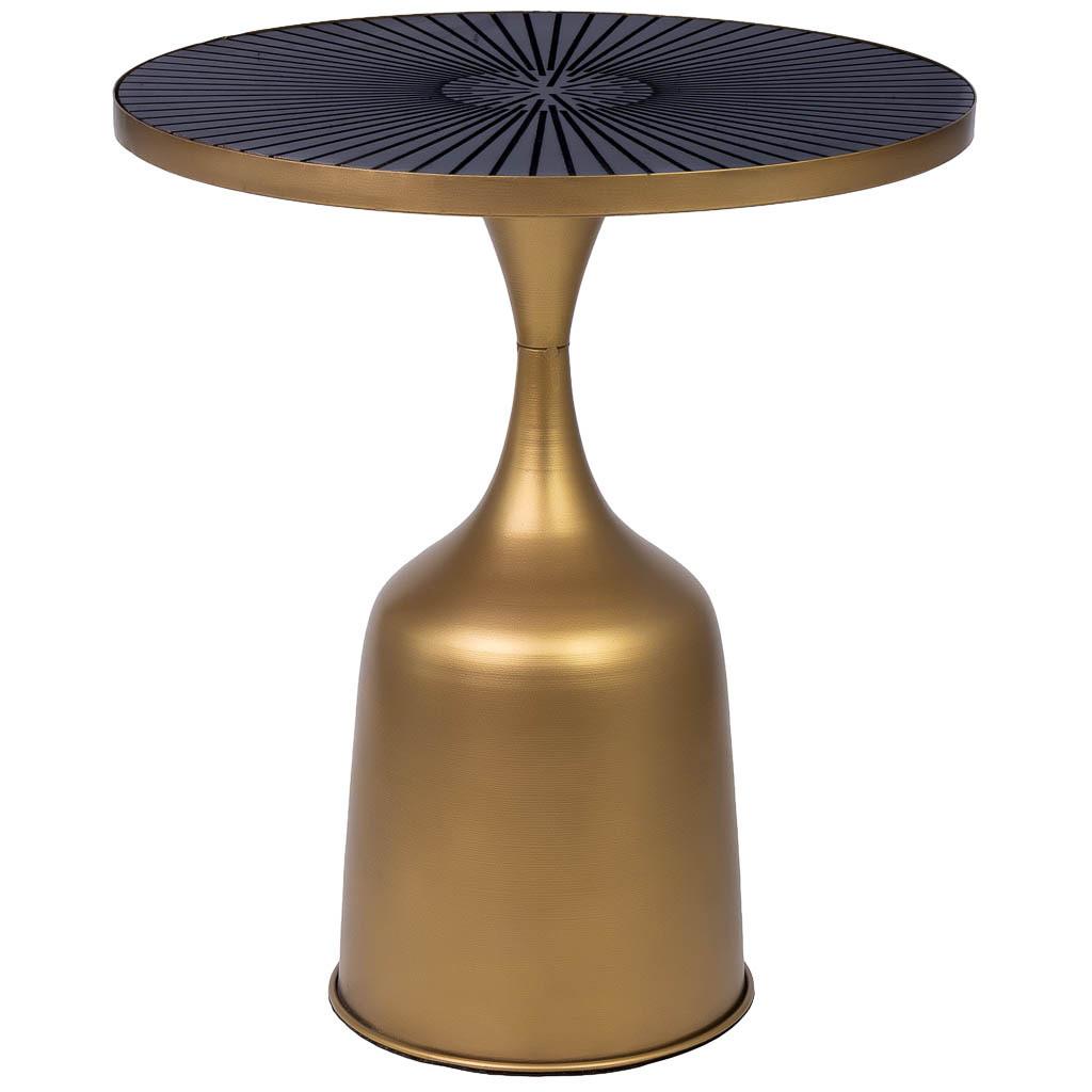 TISCH aus Metall, 40x46cm - Goldfarben, Metall (40/40/46cm) - Wanderlust