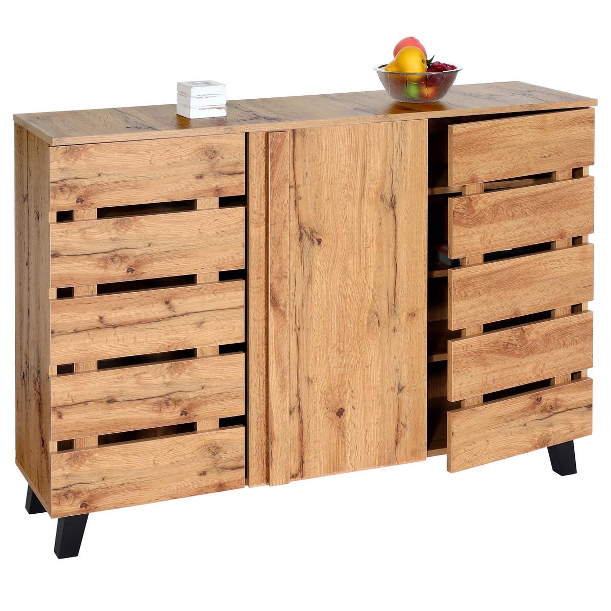 SIDEBOARD Braun - Braun, Holz (120/88/34cm) - MCW