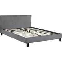 BETT ambre Grau - Grau, Textil (190/140cm) - Habitat Garten