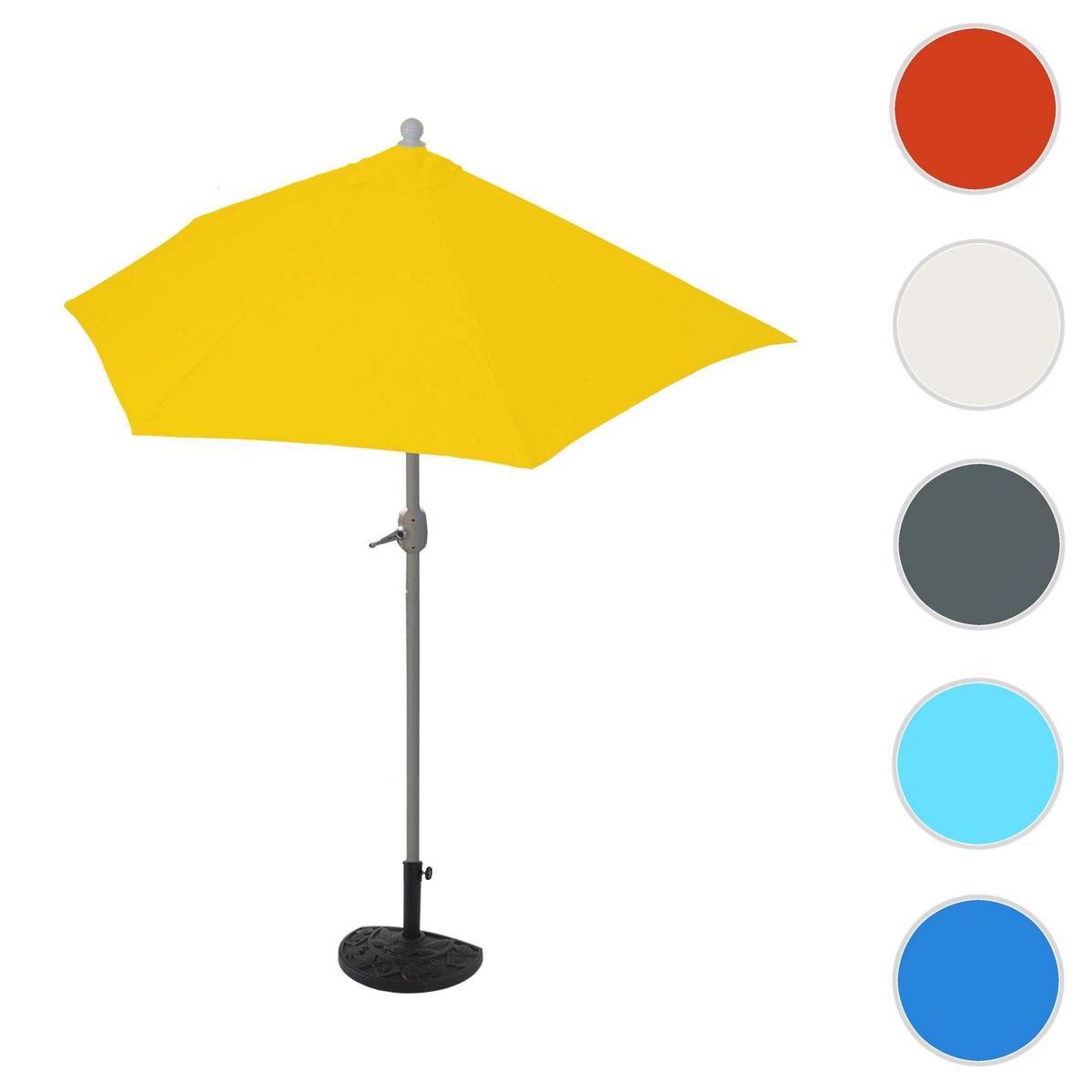 SONNENSCHIRM I Gelb - Gelb, Textil (260/135cm) - MCW