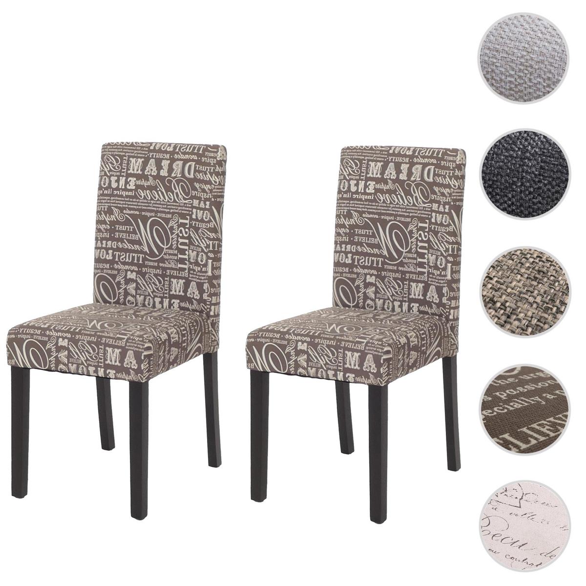 ESSZIMMERSTUHL Grau, Weiß 2er-Set - Weiß/Grau, Textil (43/90/56cm) - MCW