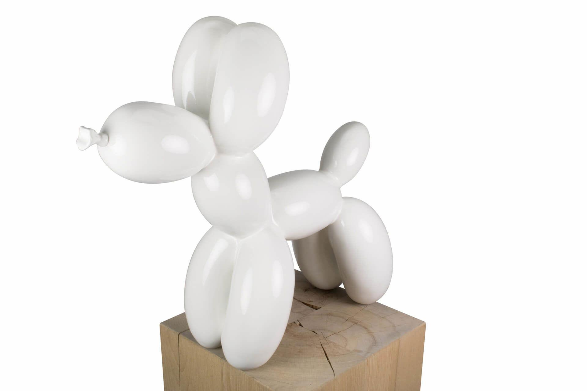 SKULPTUR Weiß 50/46 cm - Weiß, Stein (3.8/46/18cm) - KUNSTLOFT