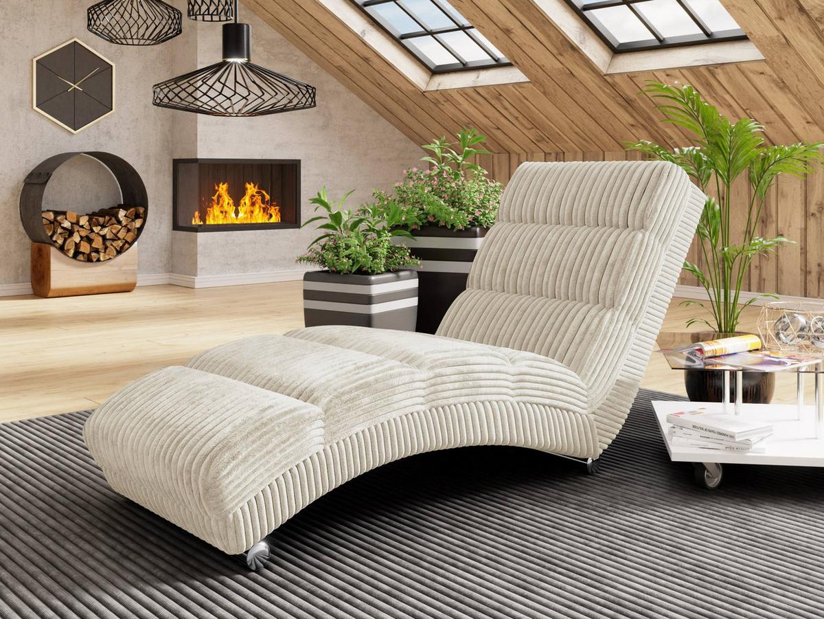 RELAXLIEGE Holiday Cord Bis - Chromfarben/Naturfarben, Holz/Textil (62/84/180cm) - MIRJAN24