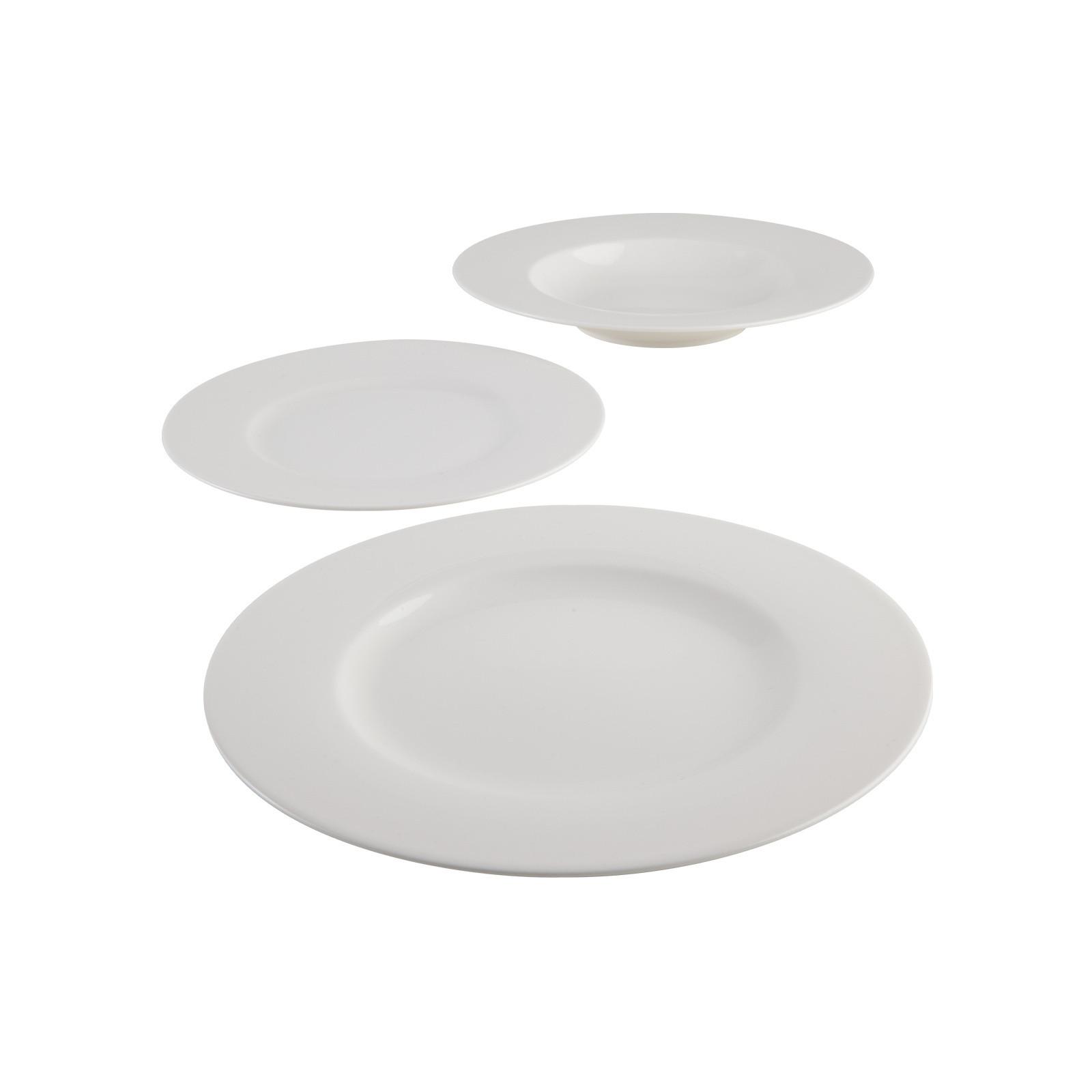 STARTER SET Basic White weiß 18-tlg. - Weiß, Keramik (28/31.2/30.5cm) - vivo | Villeroy & Boch Group