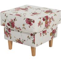 POLSTERHOCKER Karlen Flachgewebe beige - Multicolor, Kunststoff (53/45/53cm) - 58aufmkessel
