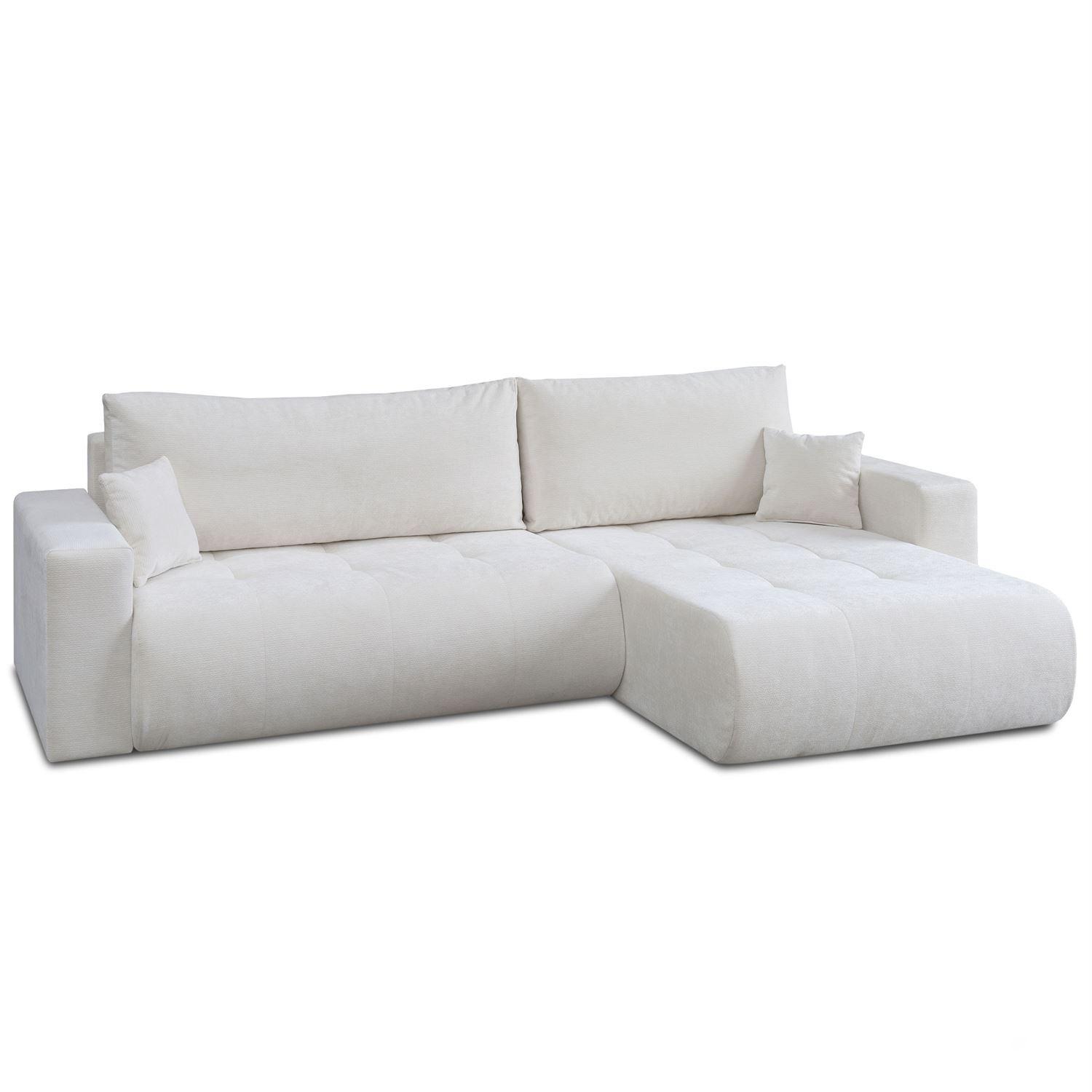 ECKSOFA CLOUD II XL mit Schlaffunktion Vibe 03 - Beige, Textil (280/152cm) - Lookway